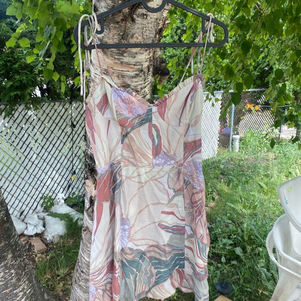 Wilfred Multicolor Floral Mini Dress